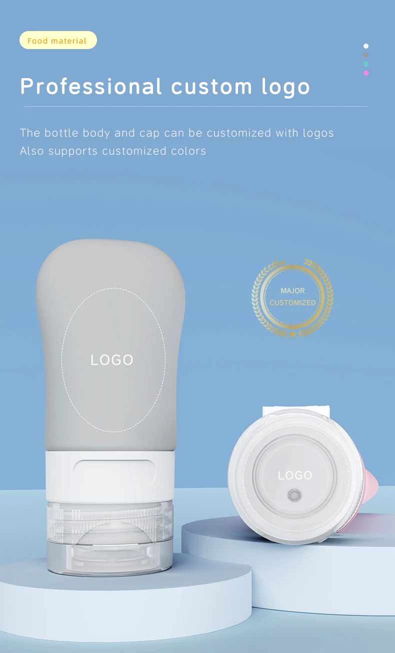 80ml Ladylike style Silicone Travel Cosmetic Bottle