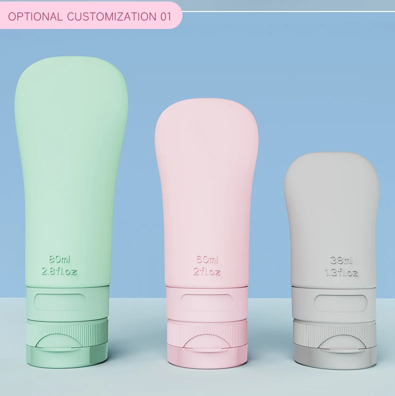 80ml Ladylike style Silicone Travel Cosmetic Bottle