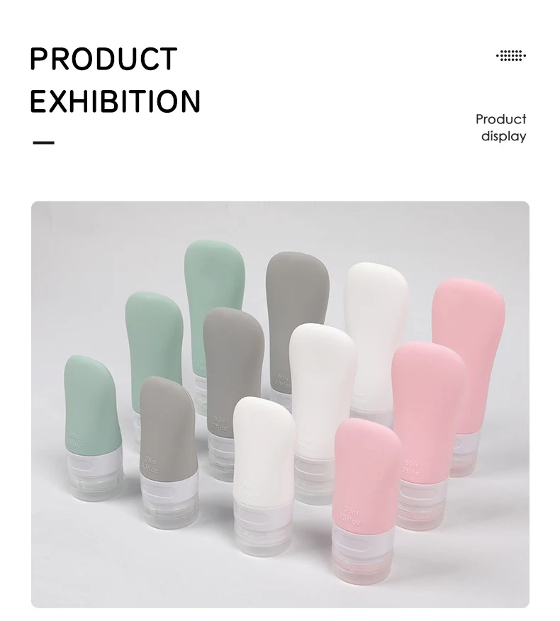 80ml Ladylike style Silicone Travel Cosmetic Bottle