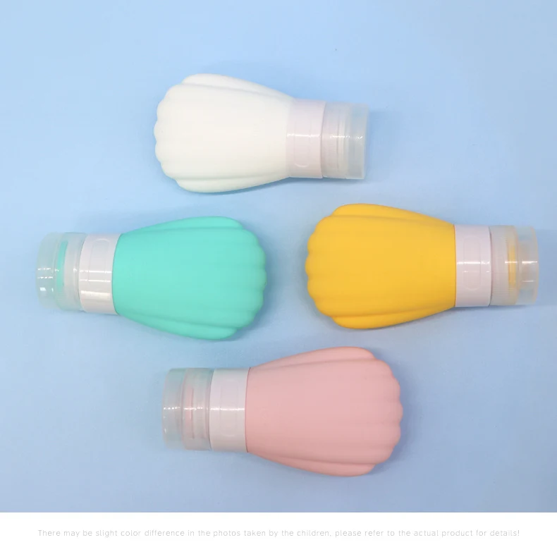 60ml Scallop Style Silicone Travel Cosmetic Bottle