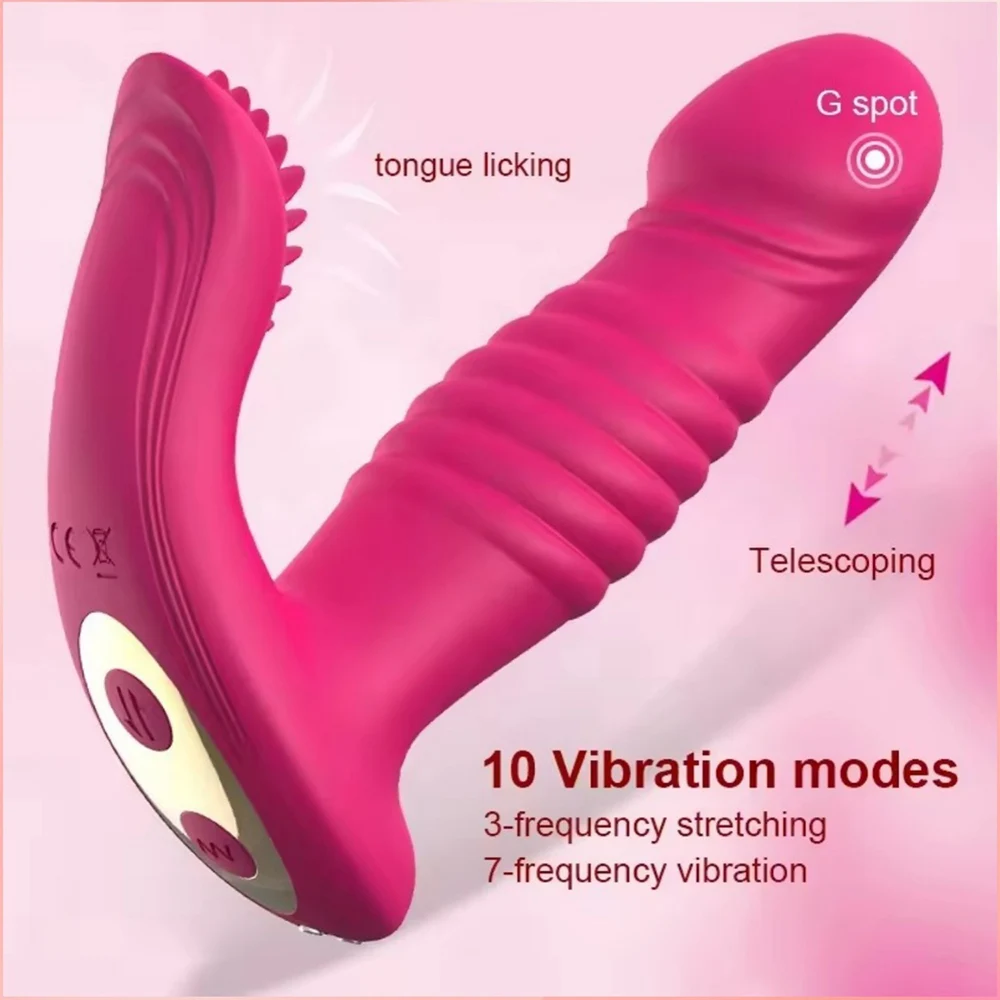Dual head stimulation vibrator