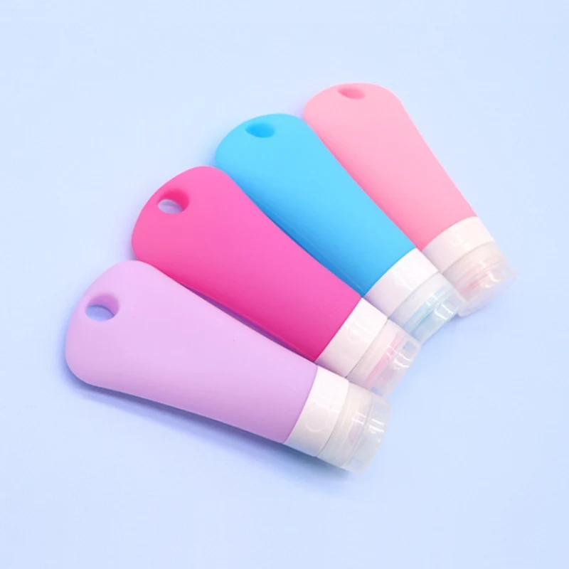 38ml 반투명 구멍 모양의 실리콘 여행 병